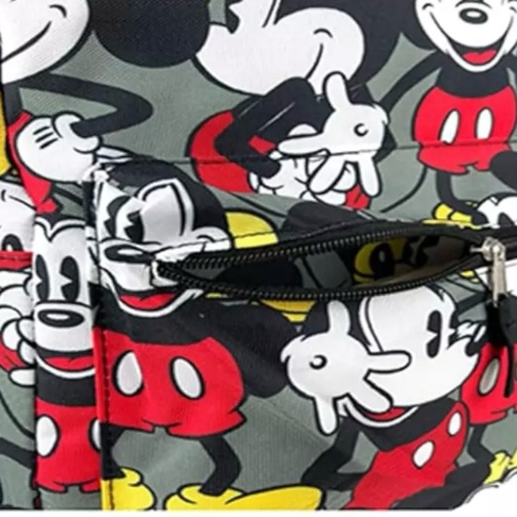 Mickey Mouse Patterned Backpack - Picture 4 of 14